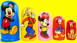 disney mickey mouse nesting dolls [upl. by Ruthie]