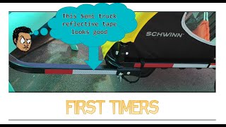 Adding Reflective Tape to Bike Trailer and stroller [upl. by Eceinal]