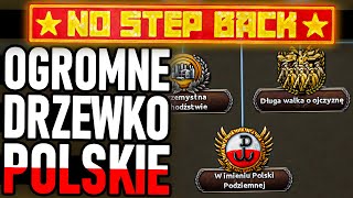 CAŁKOWICIE NOWE DRZEWKO POLSKI W NO STEP BACK  HEARTS OF IRON 4 [upl. by Aidni]