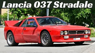 Lancia 037 Stradale  Rare street sighting  200 Hp 2Litre 4cylinders  Volumex Engine [upl. by Ydisac86]