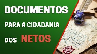 Documentos para cidadania portuguesa dos NETOS [upl. by Ikceb]