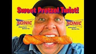 Sonic DriveIn® NEW Sweet Pretzel Twist Review CC [upl. by Godden]