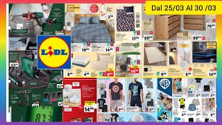 volantino lidl dal 25 marzo al 30 marzo 2024 anteprima volantino [upl. by Aicilf]