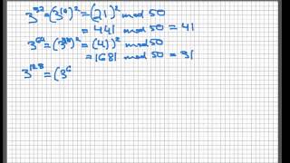 Modular exponentiation [upl. by Worrell153]