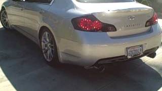 new INVIDIA gemini exhaust for g35 sedan by AMPLIFIED MOTORSPORT [upl. by Elacsap752]