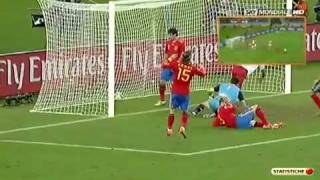 World Cup 2010 Spain  Switzerland 01 España Suiza 16062010 Fernandes [upl. by Akelam]