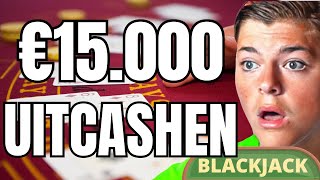 €15000 UITCASHEN NA BLACKJACK SESSIE ft GERLAENCO 🤑  ONLINE CASINO HIGHLIGHTS 18 [upl. by Etak]