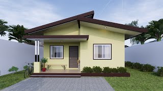 Small House Design Idea 9x7meter 3 bedroom amp 2 Bathroom [upl. by Hollinger261]