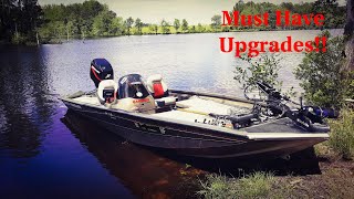 MUST HAVE Upgrades That You NEED For YOUR ALUMINUM BASS BOAT Aluminum Boat Upgrades [upl. by Noremak]