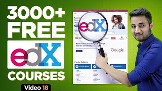 🔥🔥3000 Free Edx Courses  edx online Courses  Edx Review in Hindi  Edx Platform Complete Details [upl. by Nois]