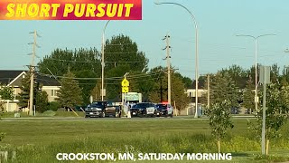 Short Saturday Morning Pursuit In Crookston MN [upl. by Kaleena]