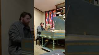 French double manual harpsichord after Tibaut [upl. by Job304]