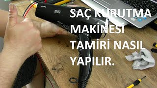 SAÇ KURUTMA MAKİNESİ TAMİRİ  FÖN MAKİNESİ ARIZASI [upl. by Agna]