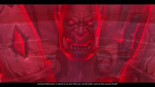 Garroshs Second Death in the Raid Sanctum of Domination Cutscene WoW Shadowlands 91 [upl. by Nirro326]