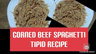 Corned beef Spaghetti  Tipid Spaghetti Recipe Mama Youngg version [upl. by Kristen]