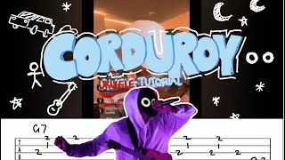 Corduroy by boywithuke Ukulele tutorial w tabs [upl. by Hermy118]