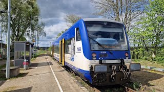 NEB  Mitfahrt in der kompletten RB63 von Joachimsthal bis Eberswalde Hbf in der BR 650 [upl. by Eyahsal878]