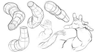 Drawing Foreshortened Arm Poses  Comic Art Practice [upl. by Enihpets]