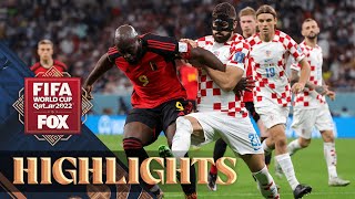 Croatia vs Belgium Highlights  2022 FIFA World Cup [upl. by Kraul]