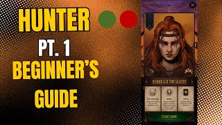 Dawncaster Gameplay  Beginners Guide  Canto I🪓🪓  🟢🔴 Hunter Hatchet  Feral Strikes Pt1 [upl. by Enilaf906]