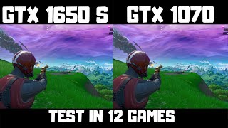 GTX 1650 Super Vs GTX 1070  Test In 12 Games [upl. by Nena515]