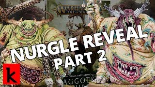 NURGLE BATTLETOME REVEAL Maggotkin of Nurgle Warhammer Age of Sigmar News  Rotigus [upl. by Naquin]