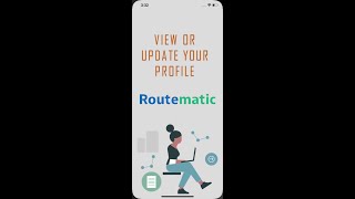 View or Update Your Profile  Routematic Employee App [upl. by Sicular]