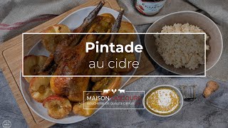 Pintade au cidre  Recette [upl. by Enilehcim922]