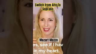 Switch from Alto to Soprano Opera Singer [upl. by Pontius]