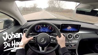 2019 Mercedes CClass Coupé C 200 184 hp POV Test drive [upl. by Ayahsal491]