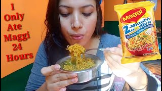 I Only Ate Maggi For 24 Hours  Foodie JD Vlogs [upl. by Atilef]