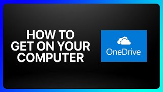 How To Get OneDrive On Your Computer Tutorial [upl. by Sianna]