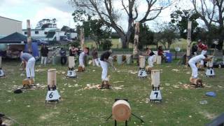 woodchopping at the Stratford AampP Show [upl. by Chet97]