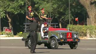 Army Chief inspects guard of honor at Army Day Parade 2023 [upl. by Romie949]