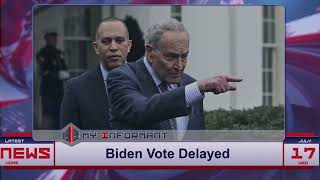 Schumer and Jeffries Successfully Push to Delay Biden Nomination Vote [upl. by Bartholomew58]