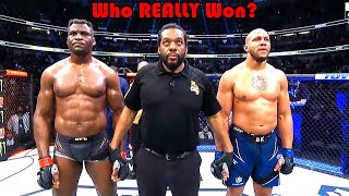 ROBBERY Who REALLY Won Francis Ngannou vs Ciryl Gane [upl. by Dicky]