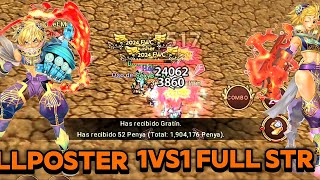 BILLPOSTER 1VS1 LEVEL 107 FULL STR FLYFF UNIVERSE  SERVER FWC [upl. by Larrisa]