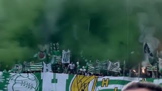 Malmö  Hammarby 2024 MARSCH TIFO  PYRO [upl. by Som]