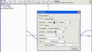 GeoGebra Winkelfunktionen darstellen Sinus Cosinus [upl. by Luther]