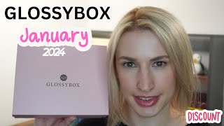 GLOSSYBOX JANUARY 2024 UNBOXING [upl. by Humbert]