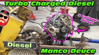 Turbocharged 3 Cylinder Diesel Manco Deuce GoKart Build Ep1 [upl. by Inahpets216]