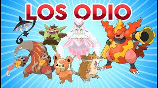 EL POKÉMON QUE MÁS ODIO DE CADA REGIÓN [upl. by Aneeles860]