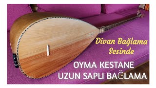 İNANILMAZ BİR OYMA KESTANE UZUN SAPLI BAĞLAMA Kod 03233 [upl. by Reamy]