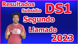 Puntaje de corte subsidio ds1 segundo llamado 2023  RESULTADOS DS1 2023 [upl. by Enois]