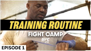 Francis Ngannou CIRYL GANE FIGHT CAMP EP 1 [upl. by Lehcir65]