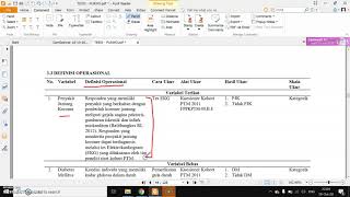 MEMBUAT DEFINISI OPERASIONAL PENELTIIAN DOV DENGAN MUDAH [upl. by Aibar]