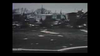 Vintage video of the 1965 Fridley MN Tornado Damage [upl. by Malvie128]