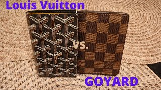 Louis Vuitton vs Goyard Wallet comparison [upl. by Annodal]