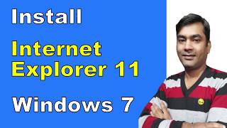 Upgrade Internet Explorer 8 to 11 on Windows 7  Install Internet Explorer 11 on Windows 7 Hindi [upl. by Bunce347]