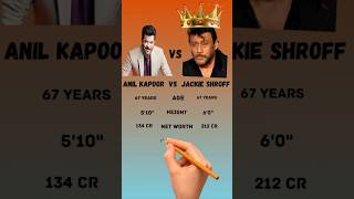 Anil Kapoor VS Jackie Shroff comparison video bollywood Anil Kapoor Jackieshroff actors [upl. by Greenquist]